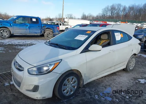 2017 Hyundai Accent Se from USA, damaged, VIN KMHCT4AE7HU365748